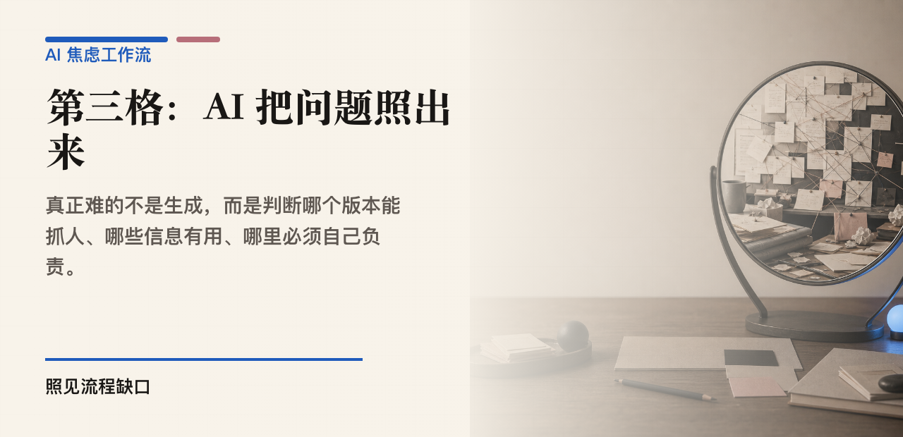第三格:AI 把问题照出来