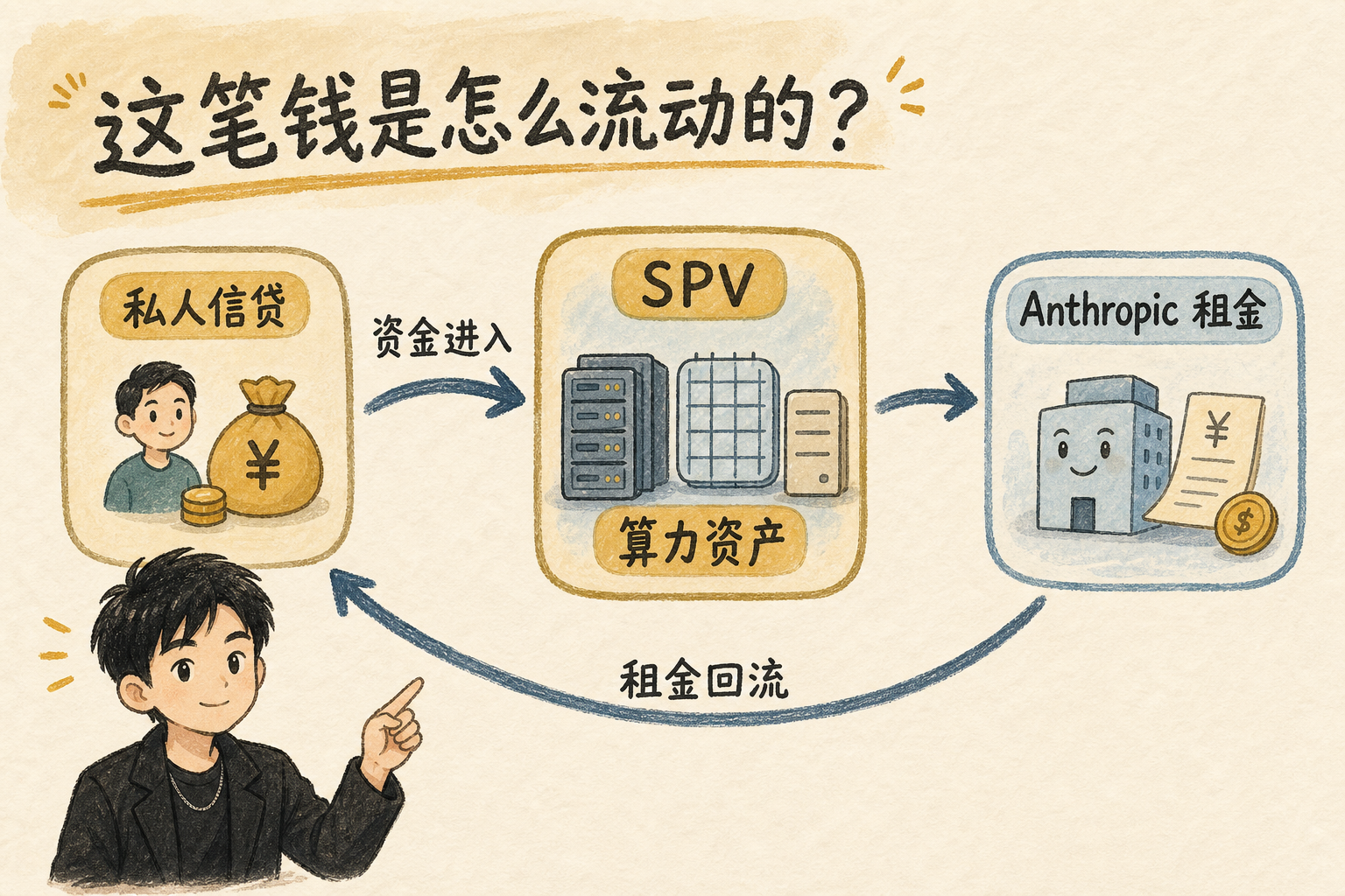 这笔钱是怎么流动的？
