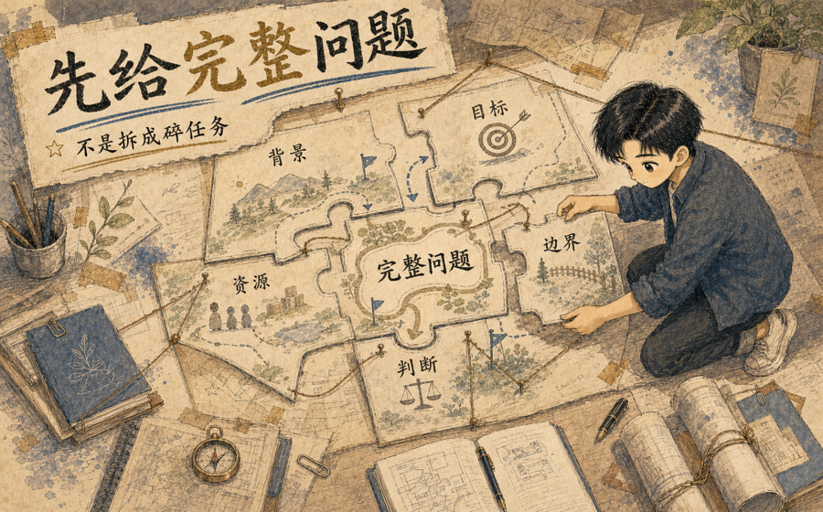 完整问题：从碎片任务转向完整问题和清晰边界